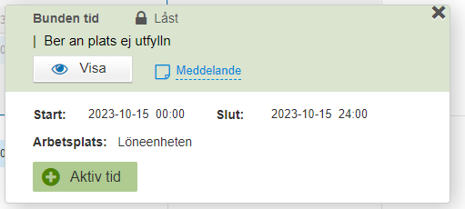 Rapportering beredskap störning J/B