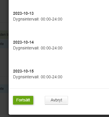 Rapportering beredskap störning J/B