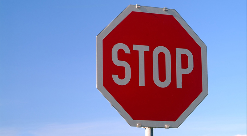 stoppskylt